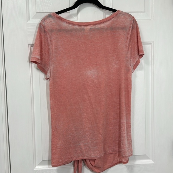 Caslon short sleeve shirt with tie front - Picture 5 of 5